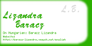 lizandra baracz business card